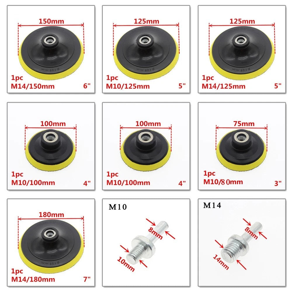 3 / 4 / 5/6/7 Polishing Buffing Bonnet Polisher Wheel Pad Disk Or
