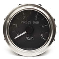 Faria Boat Oil Pressure Gauge GE0215A | 5 Bar Black SilverOpens in a n