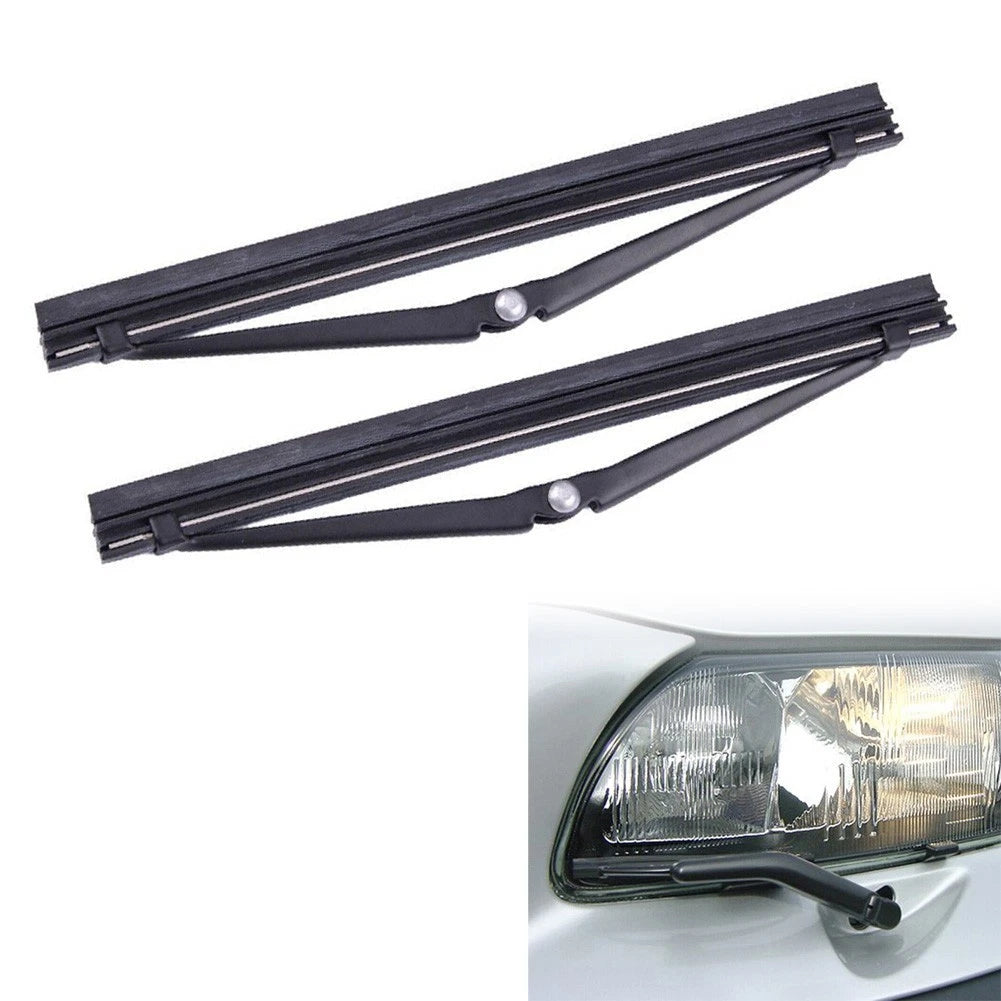 Wiper Blades Headlight Headlamp Metal + Rubber V90 340 740 760 940
