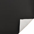Knit Back Marine Vinyl Black Faux Leather