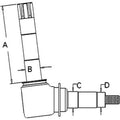 Amk262207 Spindle - Right Or Left Hand