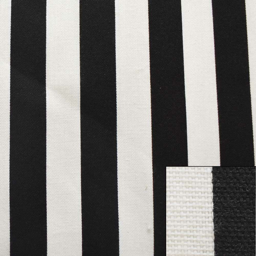 Boat Woven Pattern Canvas Fabric Striped