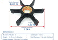 Water Pump Impeller for Johnson Evinrude Outboard 1951-1977 25-40HP 2Cyl