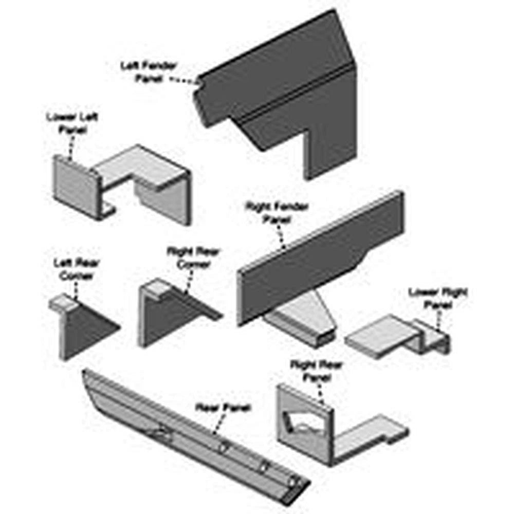 R6249 Cab Foam Kit - Multibrown Fits John Deere