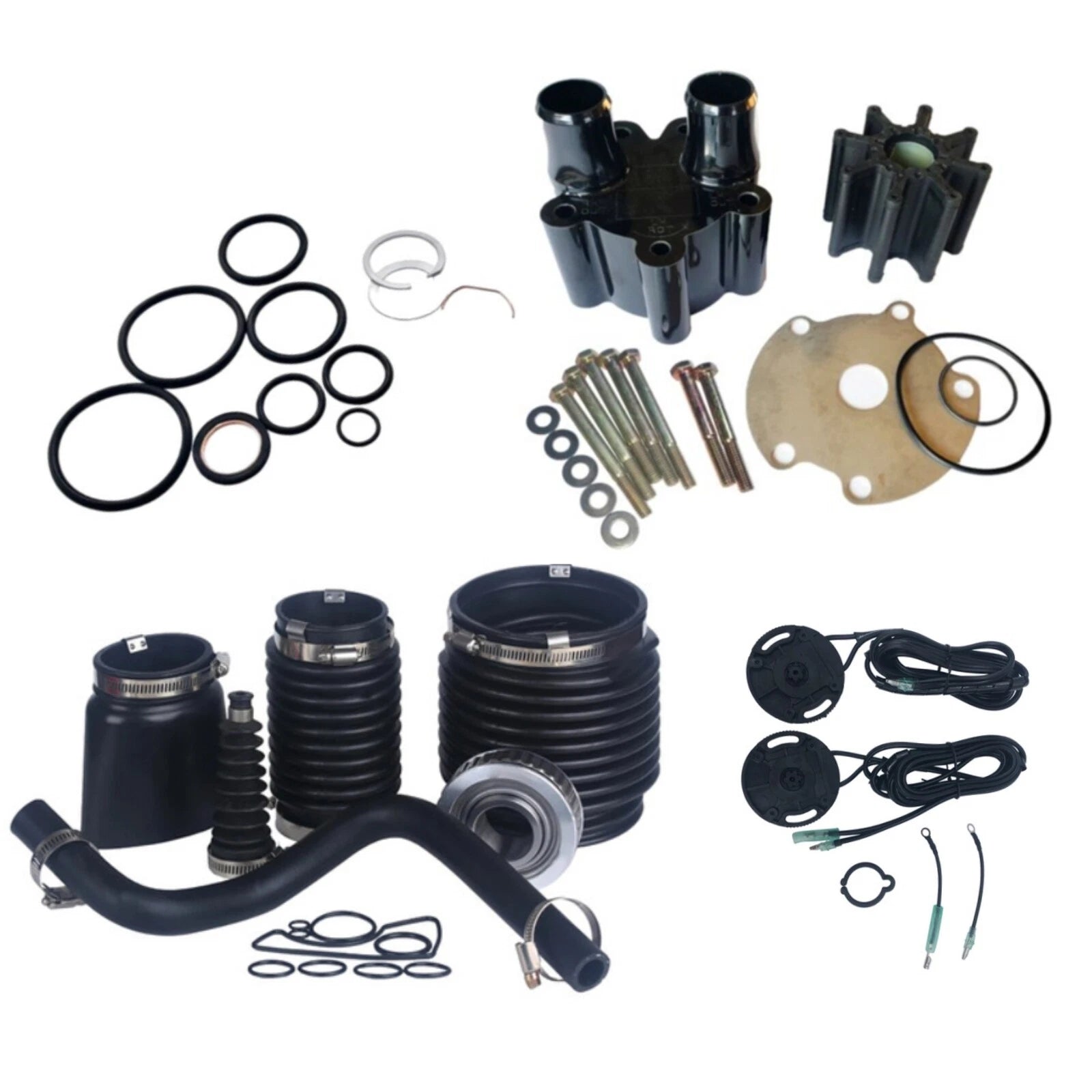 Transom Bellows Repair Kit for Mercruiser Bravo 1/2/3