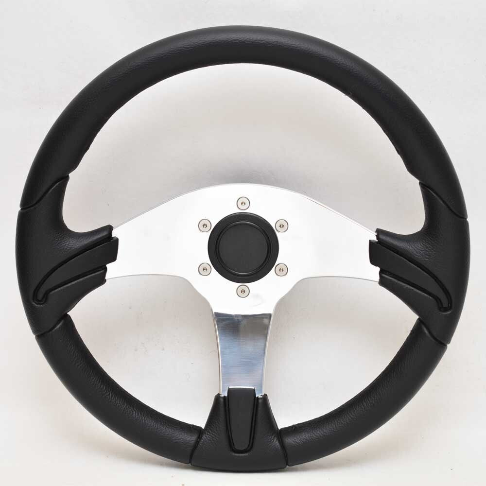 Uflex Boat Steering Wheel 90587X | Gorgona 13 3/4 Inch Black by Uflex