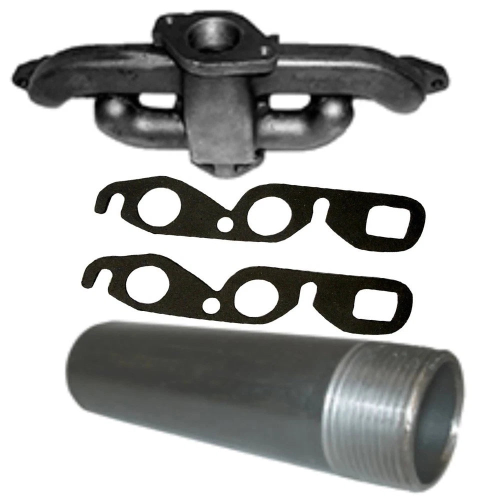 Manifold Pipe & Gasket Set Fits Massey Ferguson T-4 T-5 T340 140 240