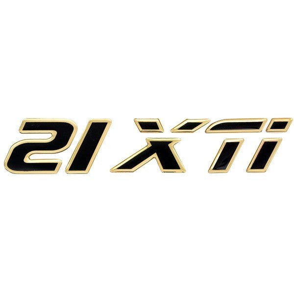Malibu Boat Raised Decal 249578 21 XTi Black Logo Sticker by Malibu