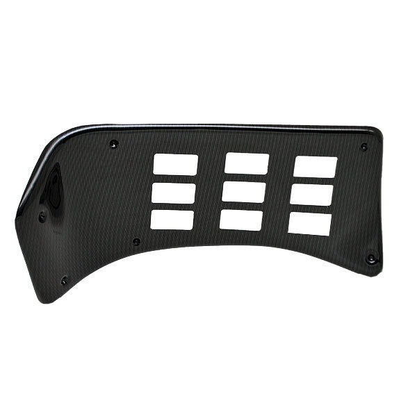 Stratos Boat Switch Panel Black 12 1/4 x 5 7/8 by Stratos