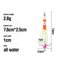 Glow Squid Hooks 10pcs for Saltwater Fishing