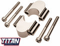 Titan Handle Bar Riser Kit for 1 1/8 Fat Bars by Titan