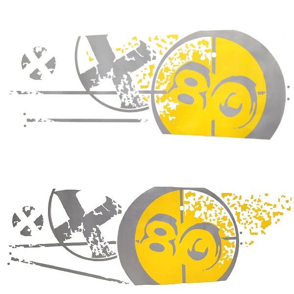 Graphic Decal MasterCraft X80 Sunrise Yellow by MasterCraft