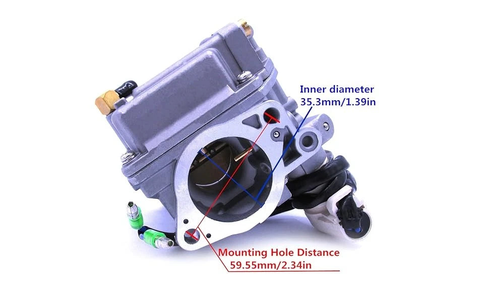 Carburetor Assembly – Tohatsu 18HP Outboard
