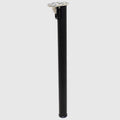 Richelieu Boat Folding Table Leg 28 Inch Black Aluminum by Richelieu