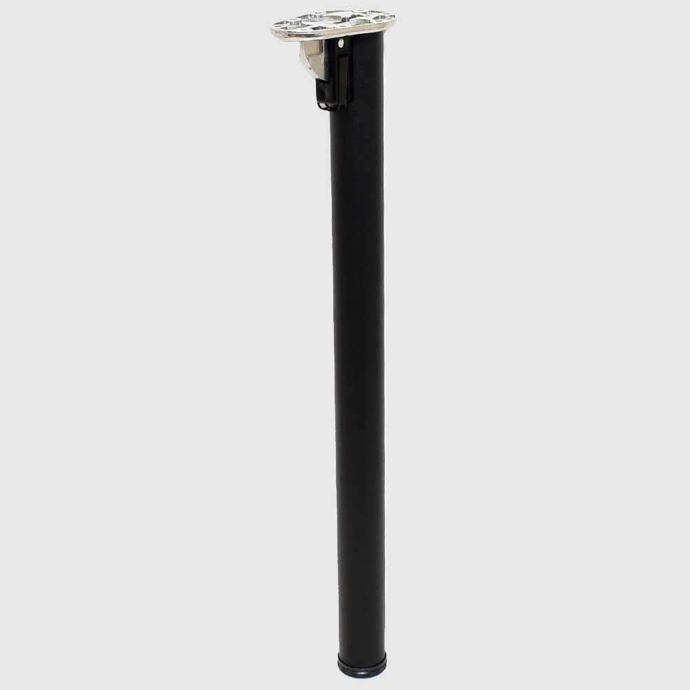 Richelieu Boat Folding Table Leg 28 Inch Black Aluminum by Richelieu