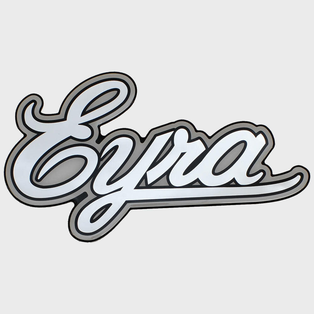 Bass Cat Boat Raised Emblem Eyra Silver Black by Bass Cat