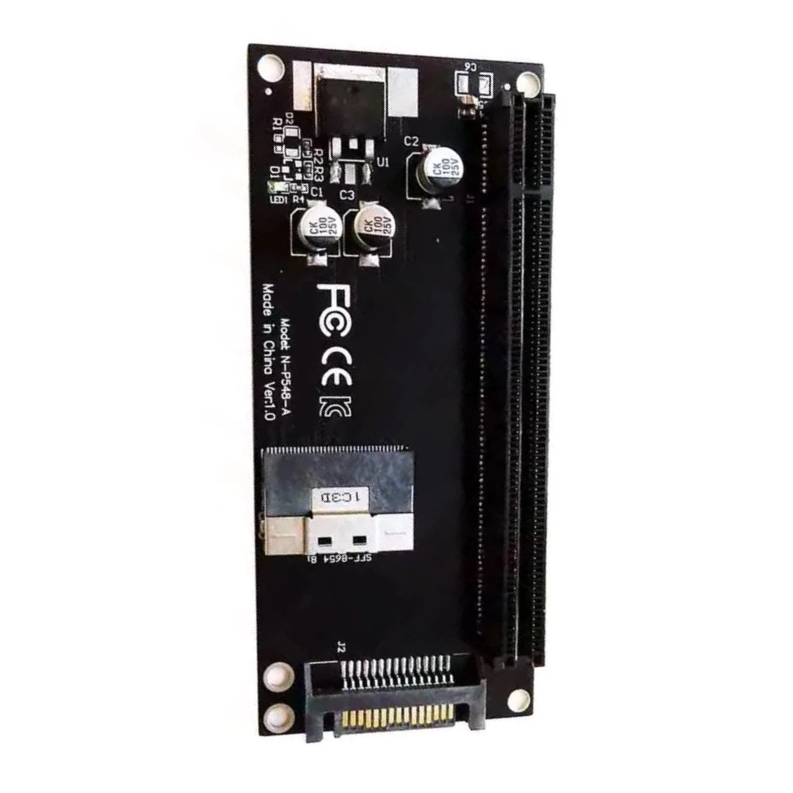 New Sff-8654 8i To Pcie 4.0 X16 Adapter Extension Card For Computer