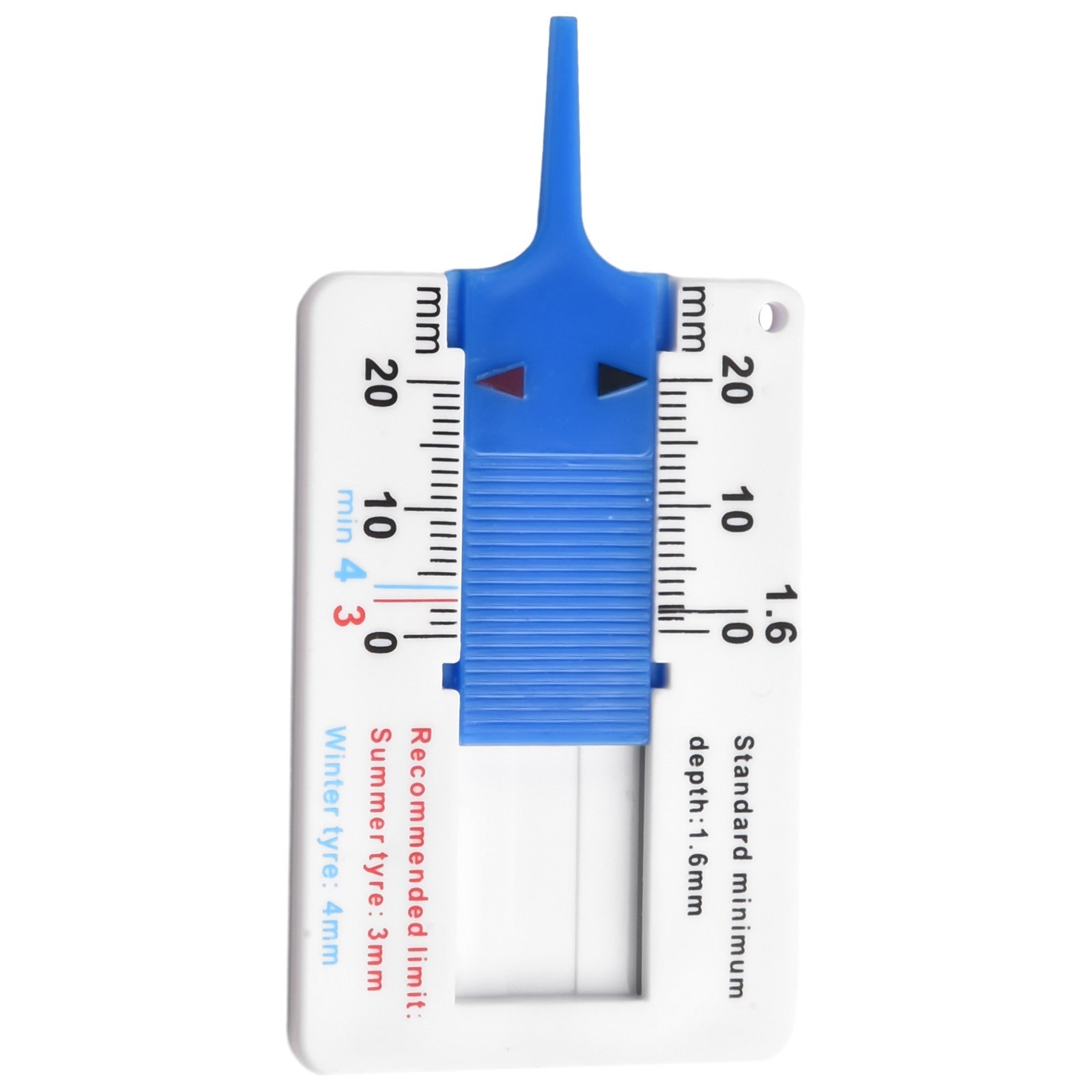 Tire Tread Ruler Compact Design