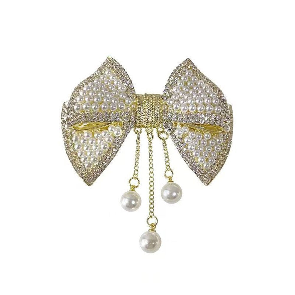 Compact Butterfly Tassel Clip