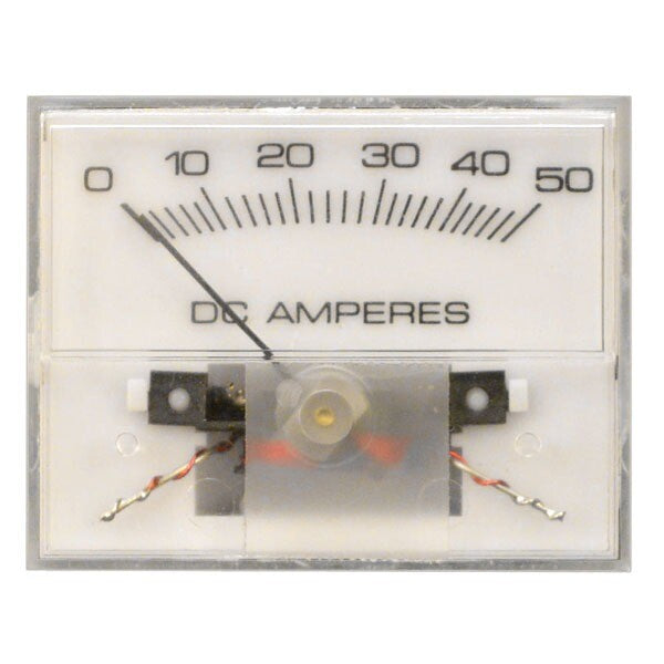 Marine Boat DC Amp Gauge 0-50 White Face by Marine