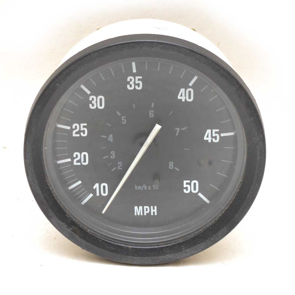 OMC Boat Speedometer Gauge Black 50 MPH by OMC