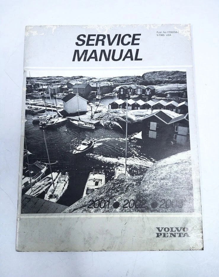 Volvo Penta 7730258-6, 2001, 2002, 2003 Diesel Engine Service Manual