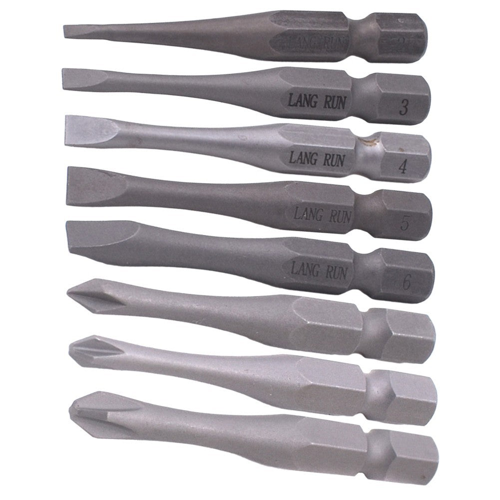 50mm Alloy Steel Slotted Driver Bits Set