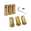 Hexagonal Wheel Coupler Brass Plating