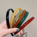 Acrylic Headband with Elastic Design