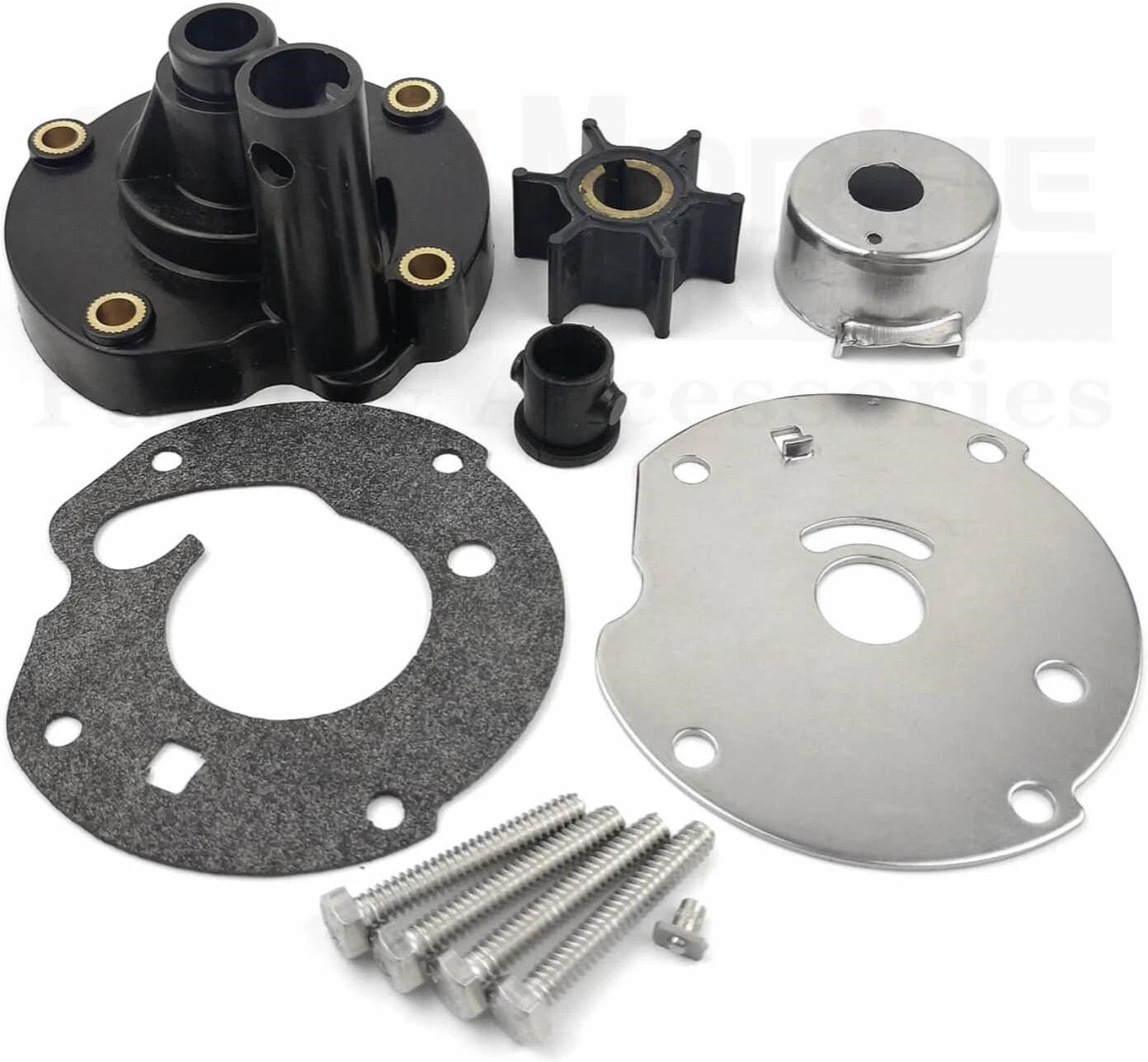 Water Pump Impeller Rebuild Kit for Johnson Evinrude 5.5-7.5HP