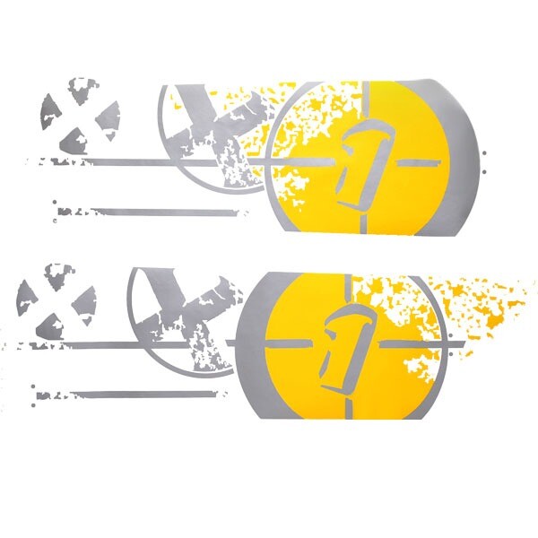 Graphic Decals MasterCraft X-1 Yellow Gray by MasterCraft