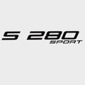 Pursuit Model Decal S280 Sport Black Sticker by Pursuit