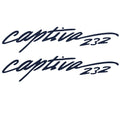 Rinker Boat Brand Decal VS810402-10-BL 232 Captiva Blue Pair by Rinker