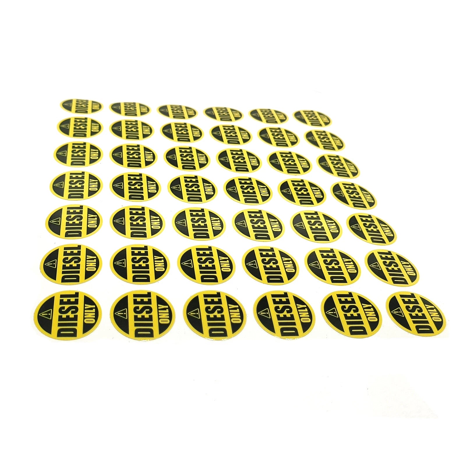 Diesel Fuel Only Sticker Decal for 42x Tank Fuel Door Vinyl Laminate