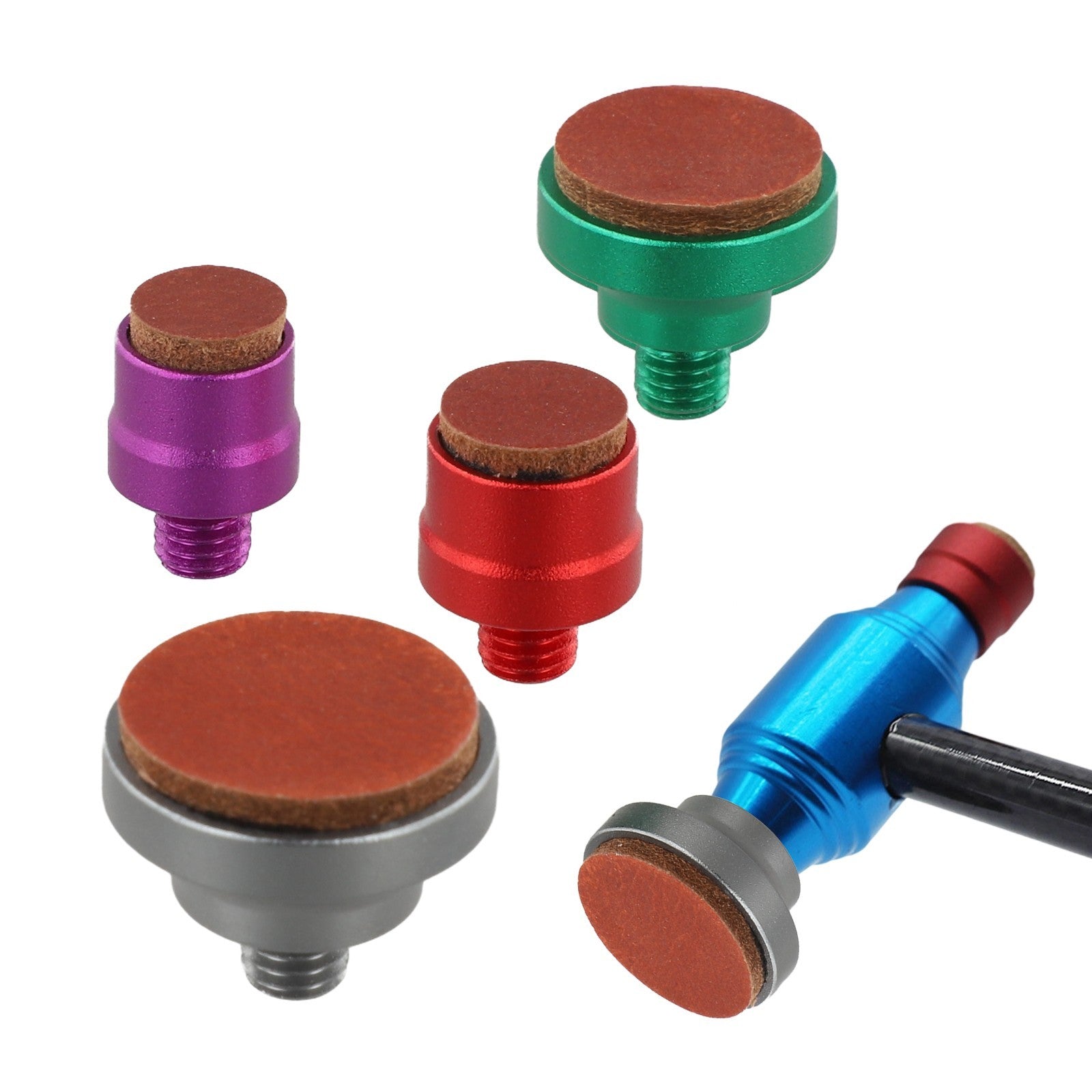 4 Pieces Paintless Dent Repair Tool Set For Car Body Knock Tools Door