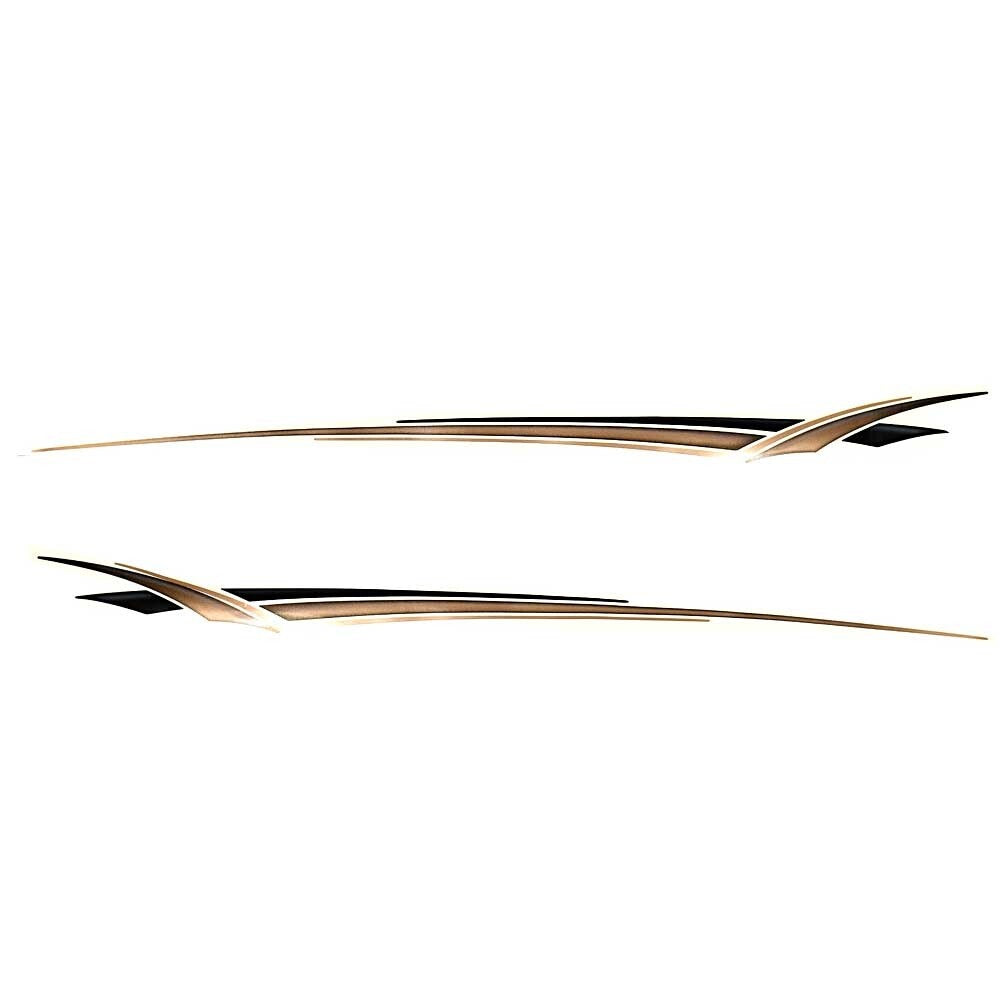 Crownline Boat Decals 42 7/8 x 3 3/8 Bronze by Crownline