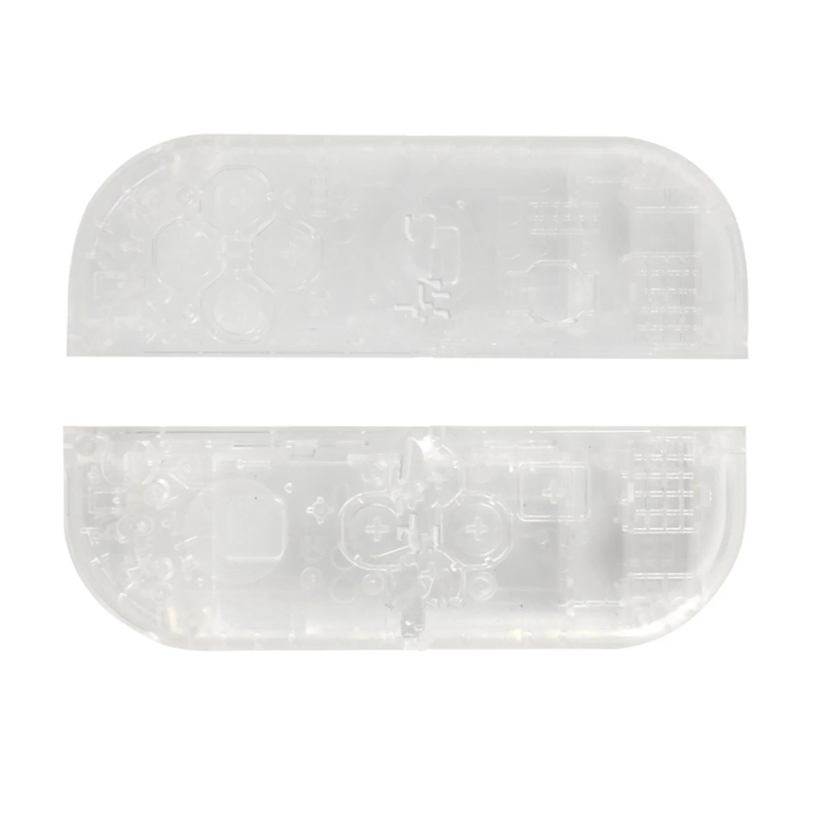 1pair Plastic Housing Case Shell Diy Translucent For Nintendo Switch