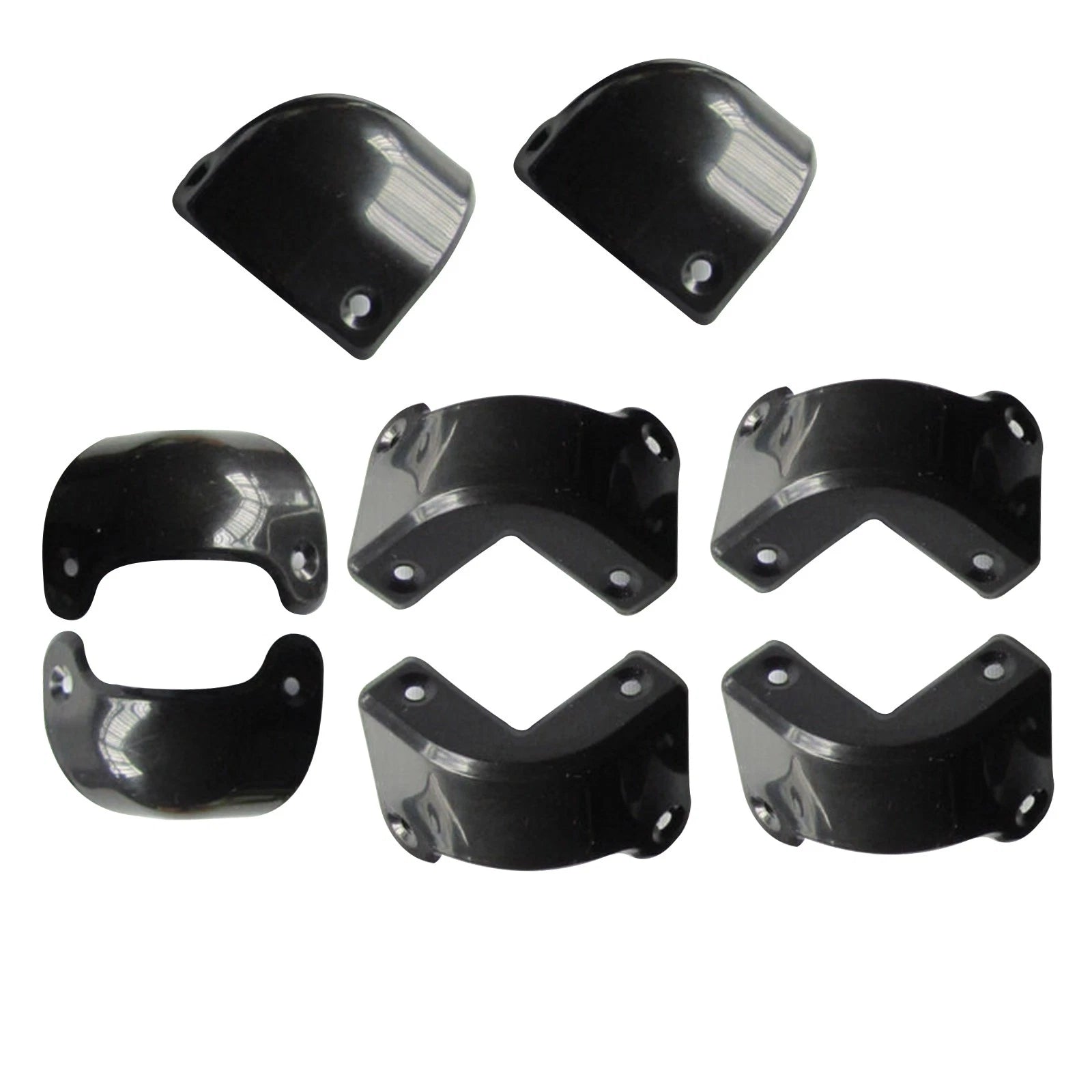 Front + Rear Plastic Guitar Amp Amplifier Corner With Screws For