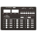 Tiara Yachts Boat Blank AC Breaker Panel 2500318 | 9 3/4 x 14 7/8 Inch