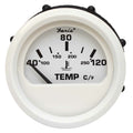 Faria Boat Temperature Gauge Dress White by Faria