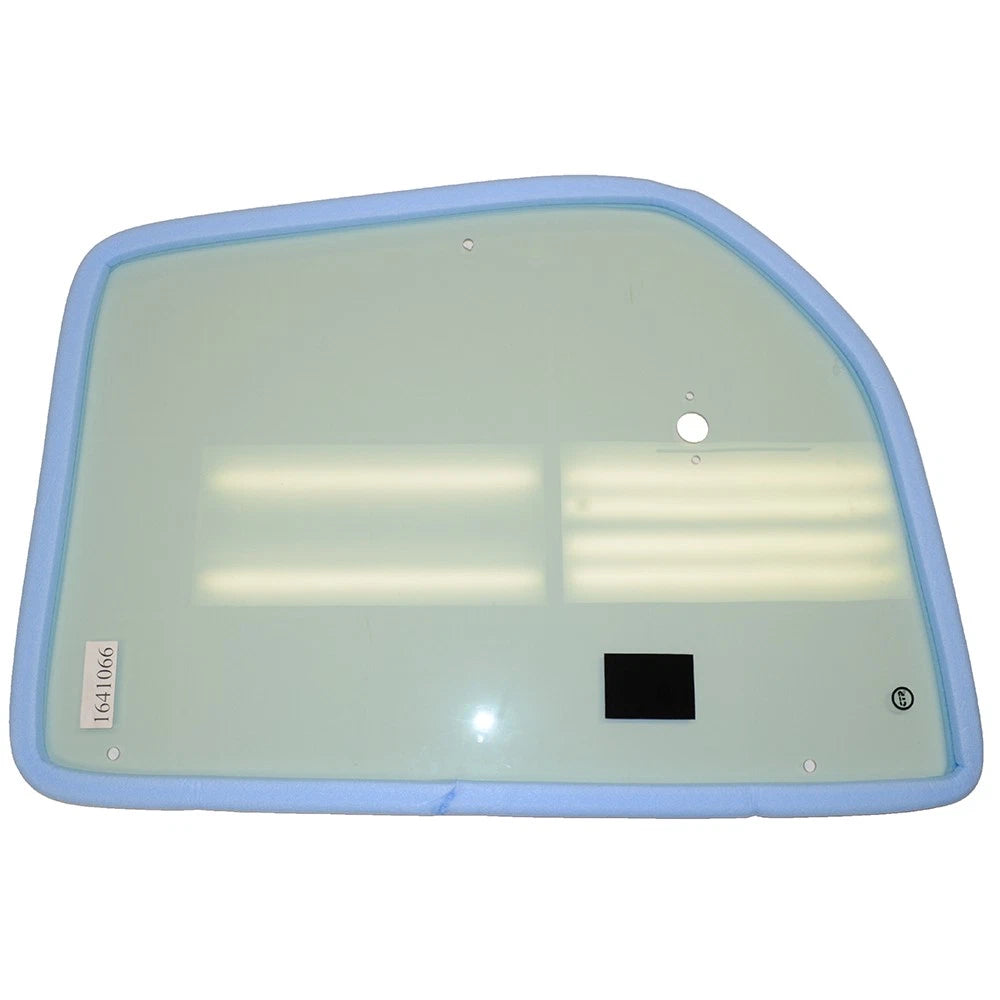 1641066 Rh Upper Window Glass Fits Caterpillar 446d 442d 438d 432d
