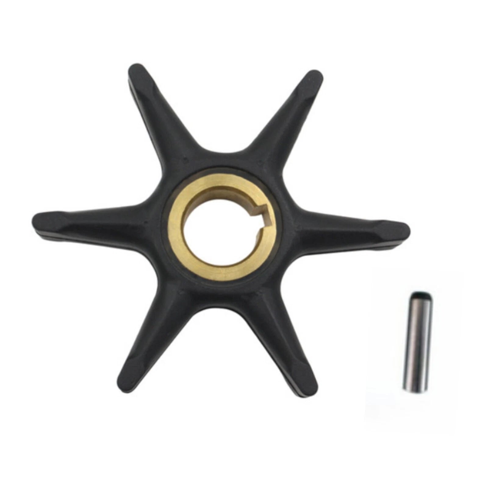 Water Pump Impeller W/key For Johnson Evinrude Omc 9 9.5 10 Hp 377178