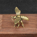 Bee Statue Decoration Antique Brass
