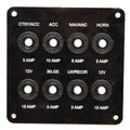 Lund Boat Breaker Switch Panel with Fuse Block by Lund