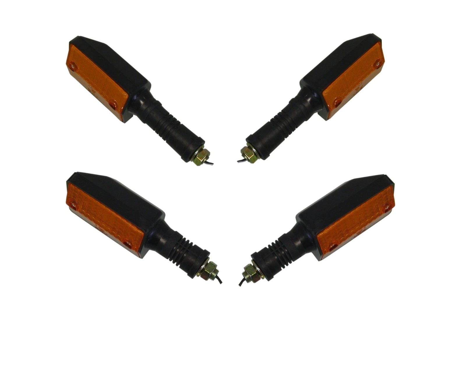 Turn Signals Complete Set Of 4 Front & Rear For Yamaha Xt 350 Trail