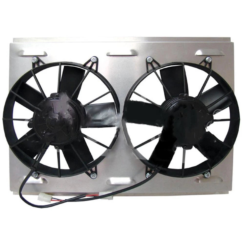 Z41038 Dual High Cfm 10" Electric Fan Shroud -14 7/8 X 22 1/8 X 4 1/4