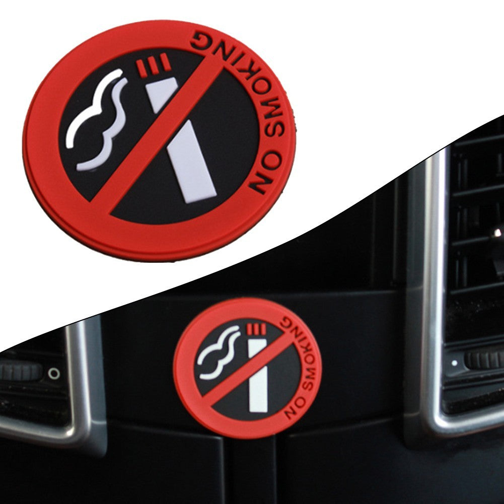 Car Interior Signs Soft Rubber Sticky