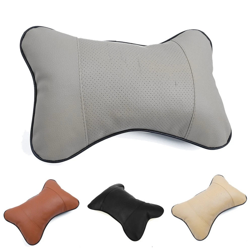 For Car Seat Headrest Pad Memory Foam Pu Leather | Hook & Hull Co