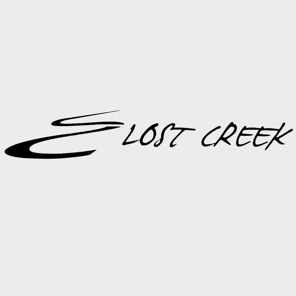 Jon Boat Decal Lost Creek 37 x 5 1/8 Inch by Lost Creek