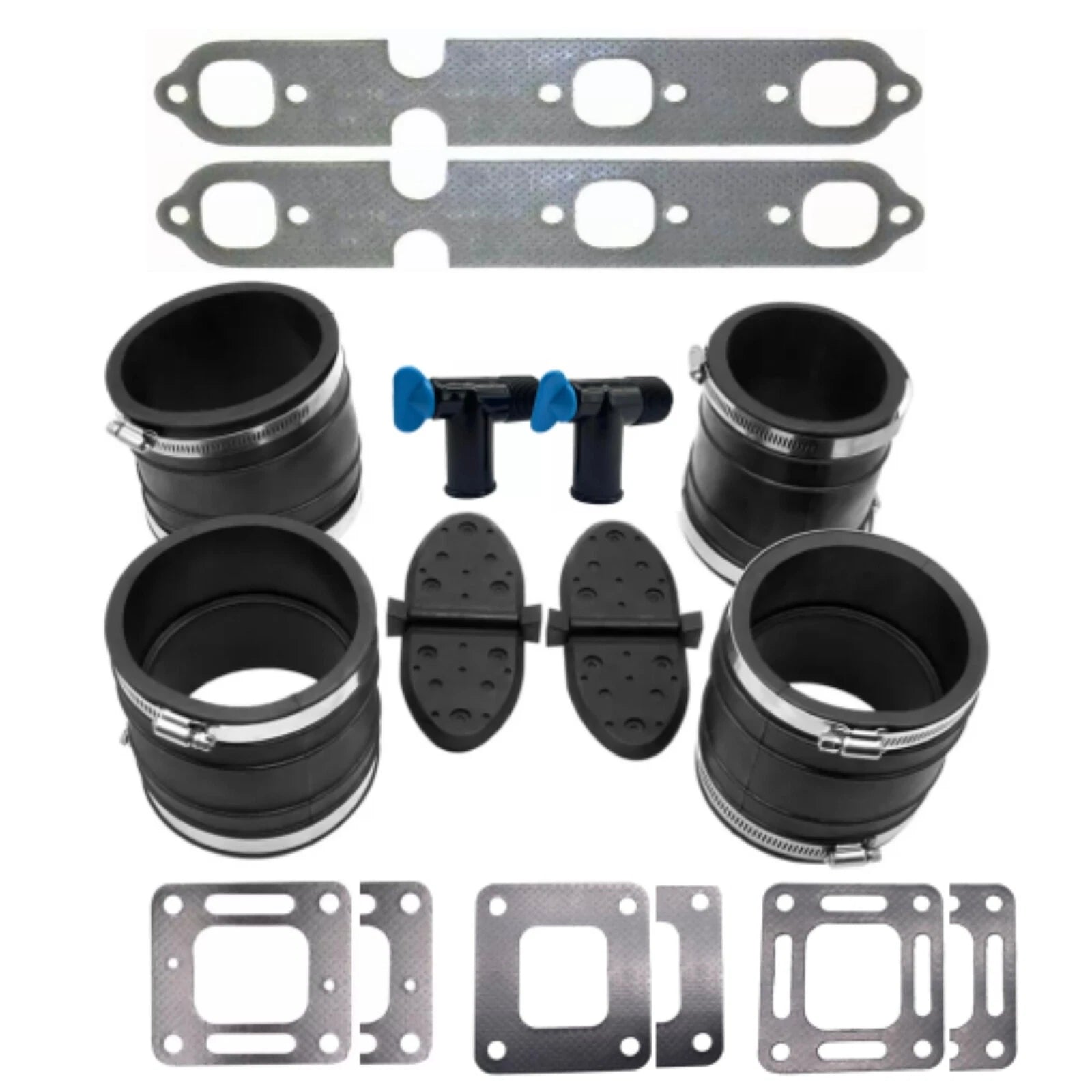4" Wet Joint Exhaust Bellows Kit For Mercruiser V6 175-205